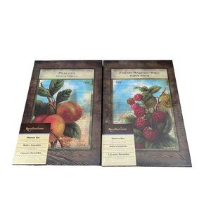 2 Recollections Memory box Factory sealed new Raspberries and Peaches